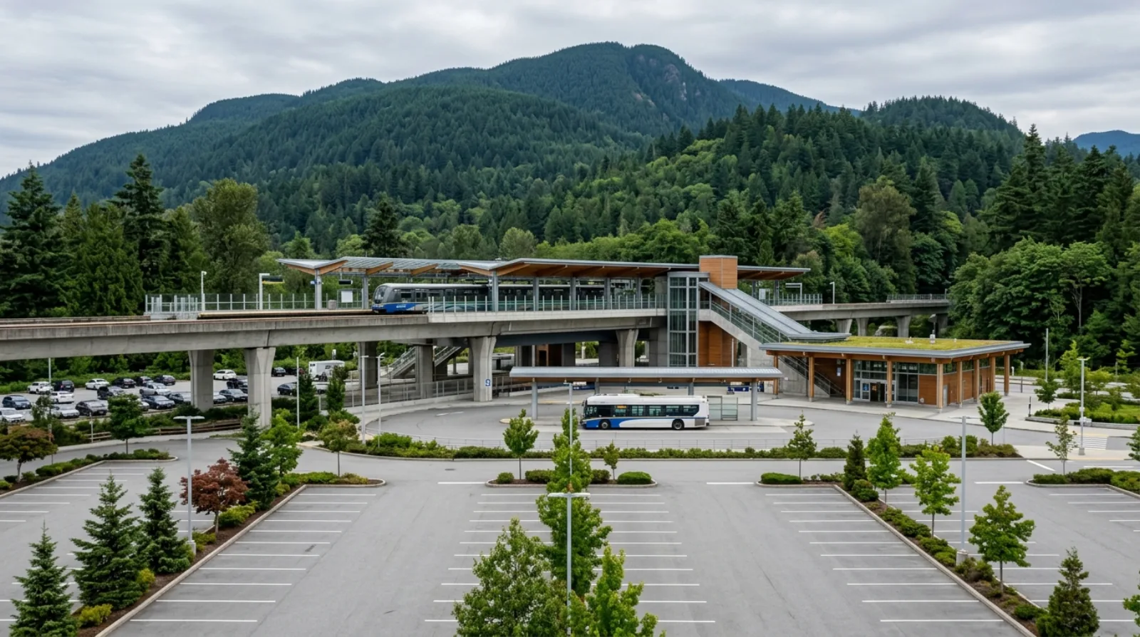 The Production Way–University SkyTrain station area in Burnaby, BC
